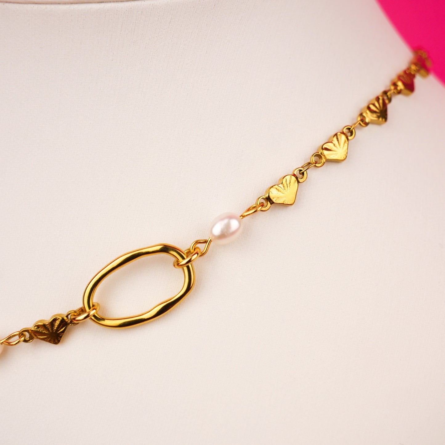 DEVOTION - coffret doré (collier & bague)