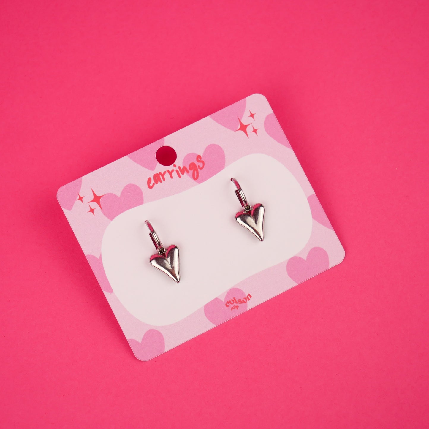 SMITTEN - silver earrings