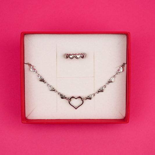 ETERNAL - coffret argenté (bracelet & bague)