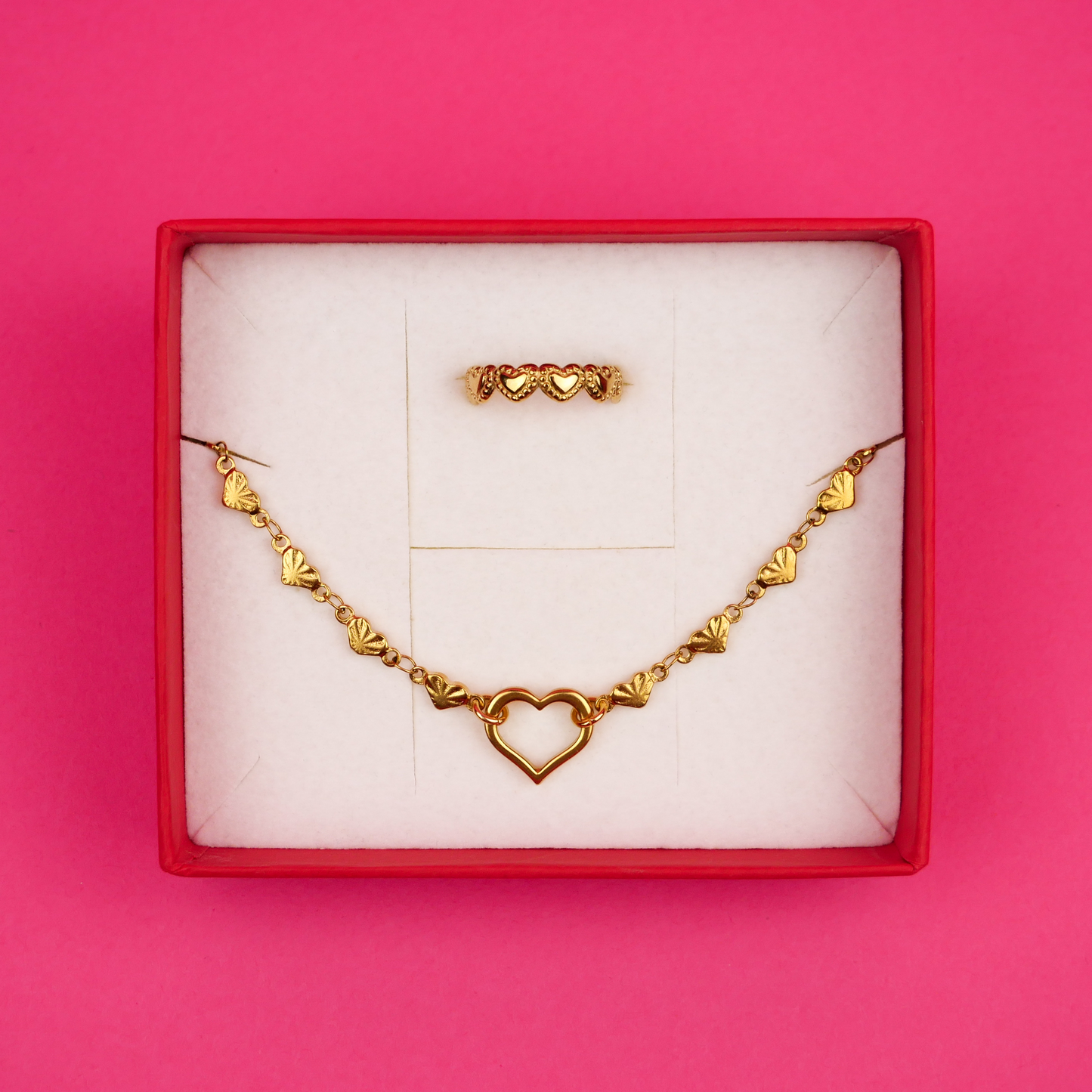 ETERNAL - gold set (bracelet & ring)