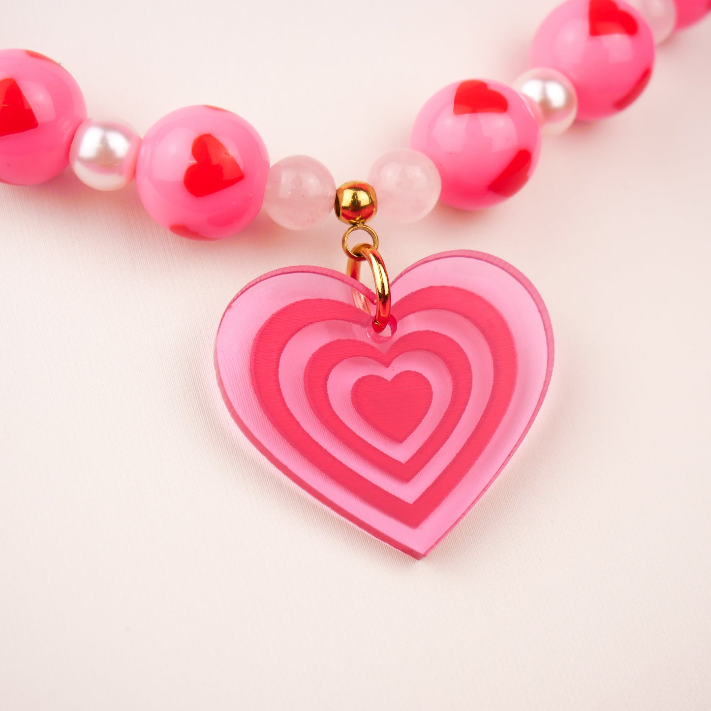 AMOUREUSE - collier (doré ou argenté)