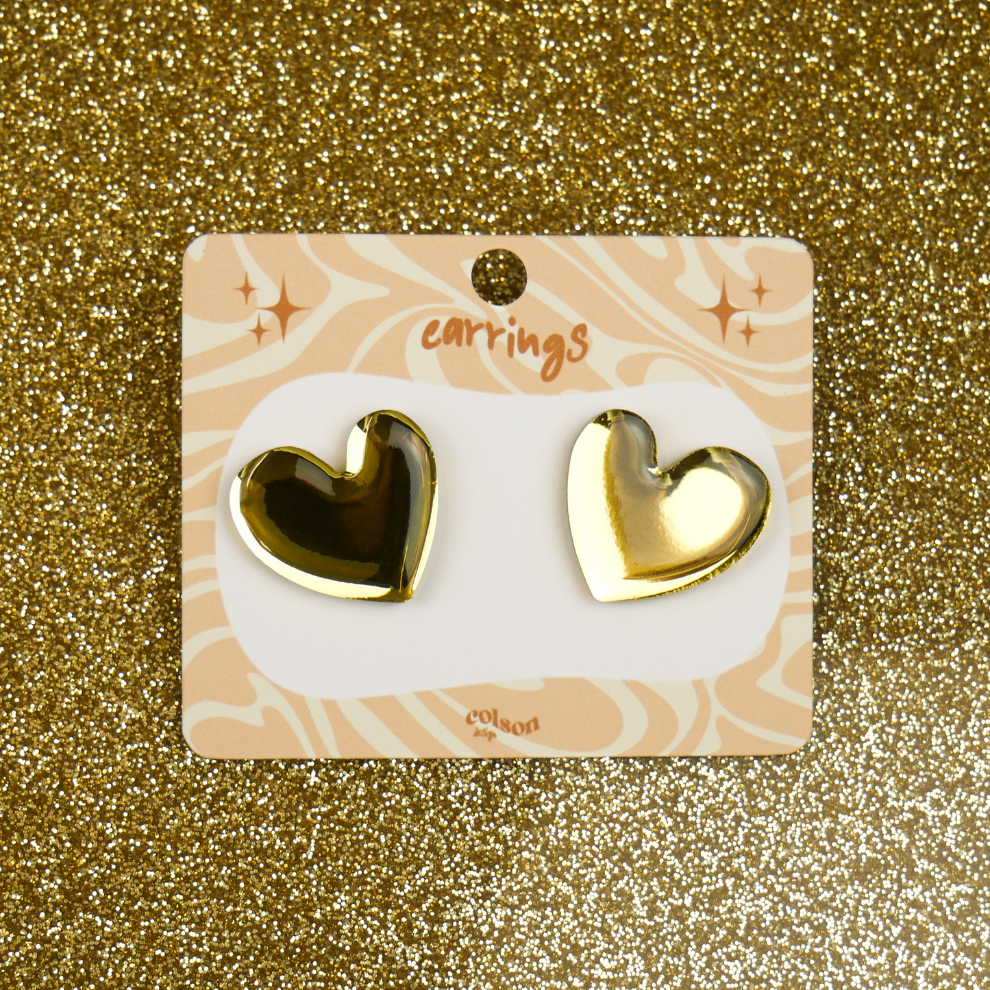 HEART STUD - gold