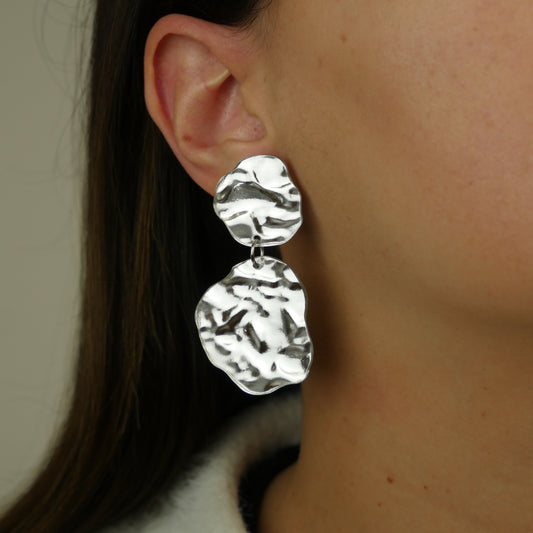 MOLTEN - textured silver