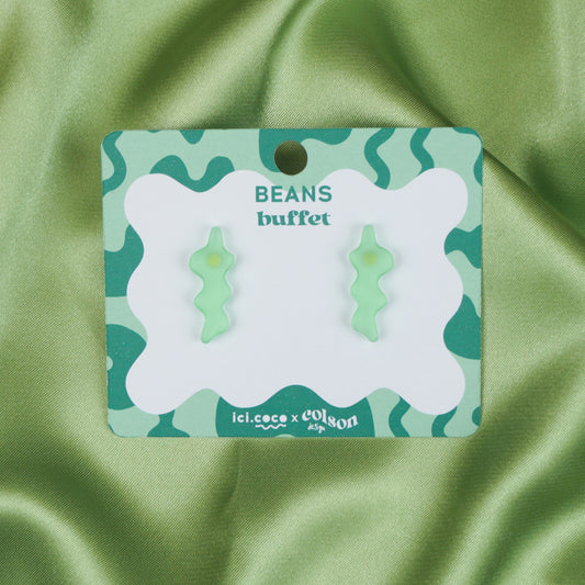 BABY PLANKTONS - iced mint studs