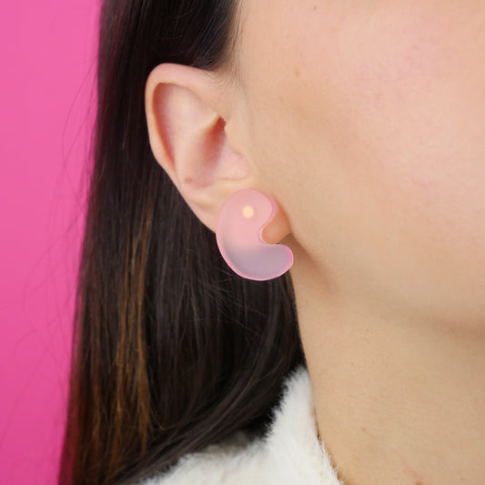 BABY BEANS - cotton candy studs