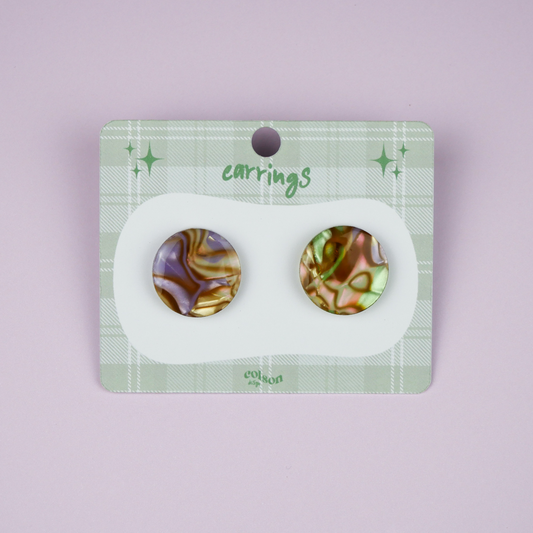 ROUND STUDS - mystical garden