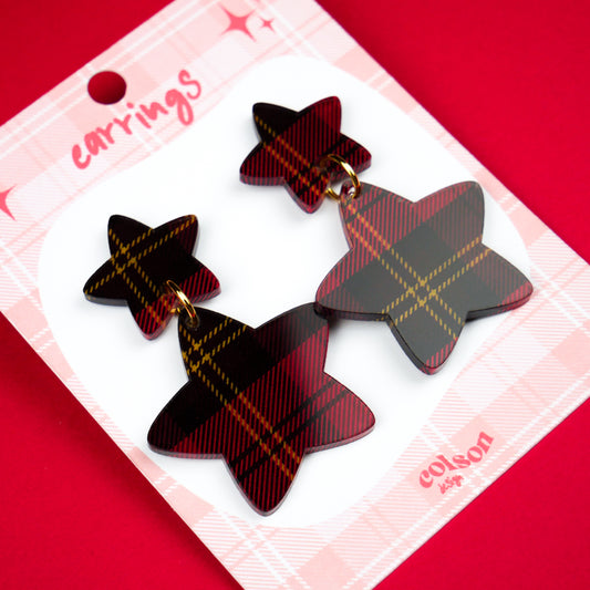 STARRY - red tartan