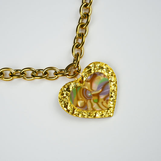 ANTIQUE HEART NECKLACE - mystical garden