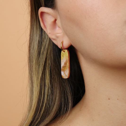 LONG DANGLE - orange haze