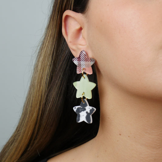 STAR PATCHWORK - green cowboy