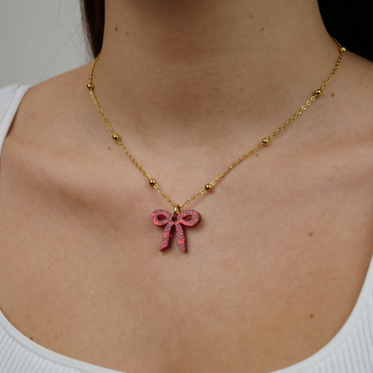 LITTLE BOW - necklace (2 colours available)
