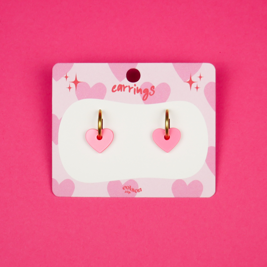 DAINTY HEART - hot pink