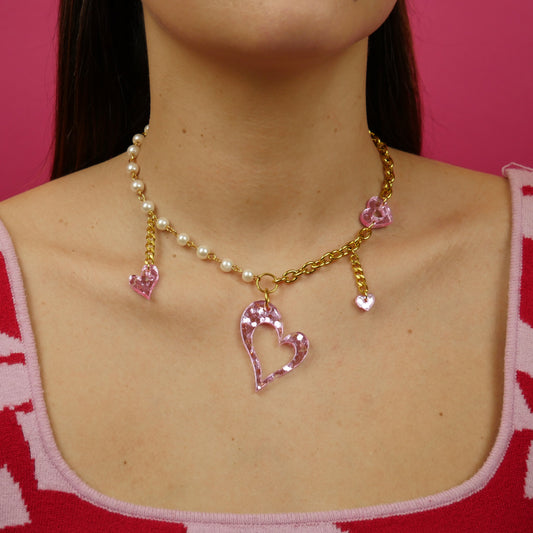 ENAMOURED - pink glitter