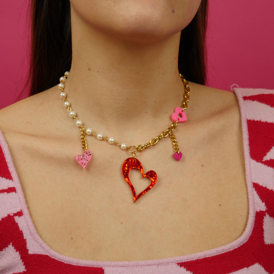 ENAMOURED - red & pink