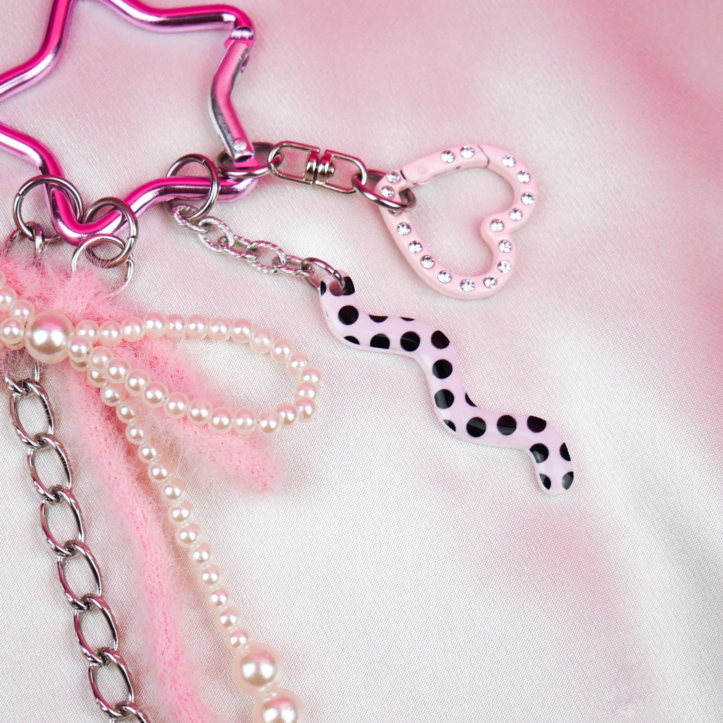BAG CHARM Nº5 - pink bow