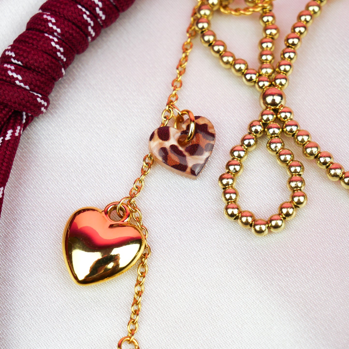 BAG CHARM Nº3 - leopard & red