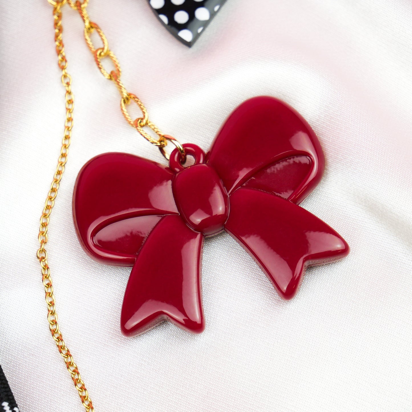 BAG CHARM Nº2 - black & red