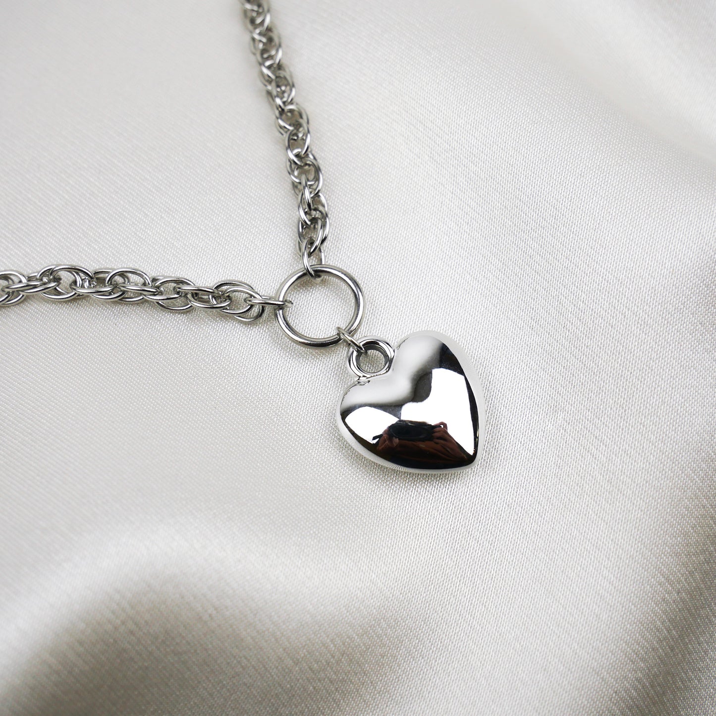 SWEETHEART necklace - silver
