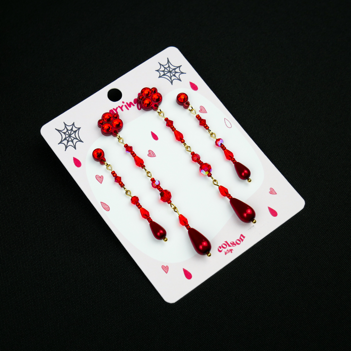 VAMPIRE QUEEN - set of 4 earrings