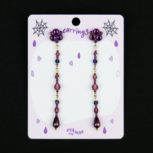 AMETHYST WITCH - earrings (first lobe only)