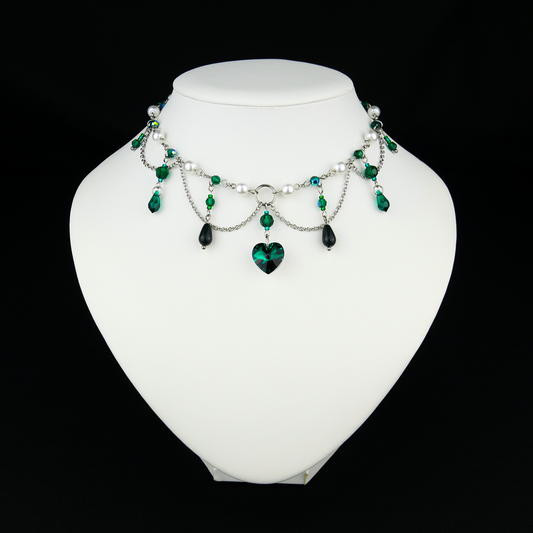 FOREST FAIRY - silver necklace (unique piece)