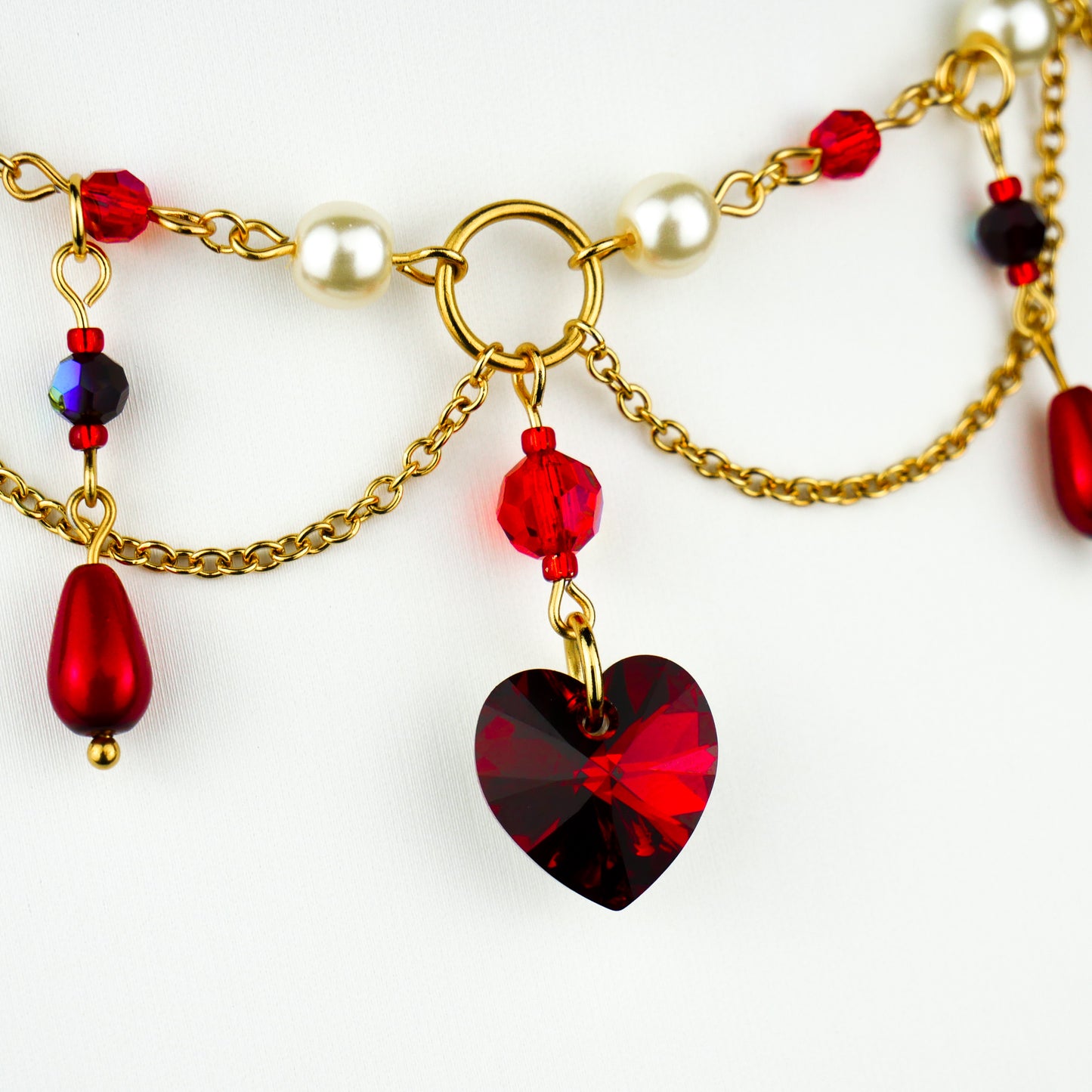 VAMPIRE QUEEN - gold necklace (unique piece)