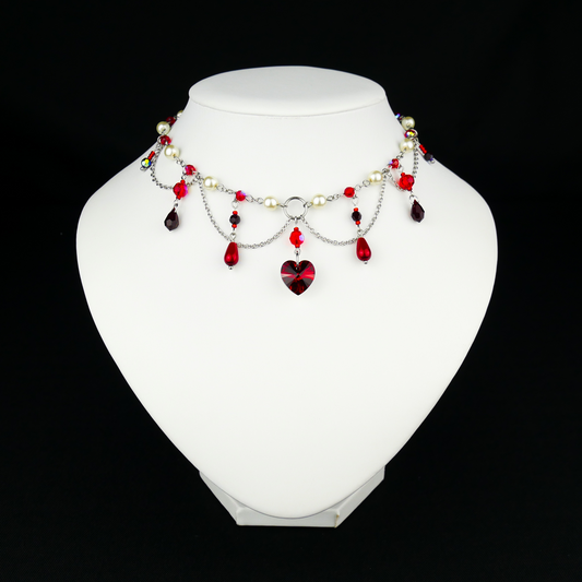 VAMPIRE QUEEN - silver necklace (unique piece)