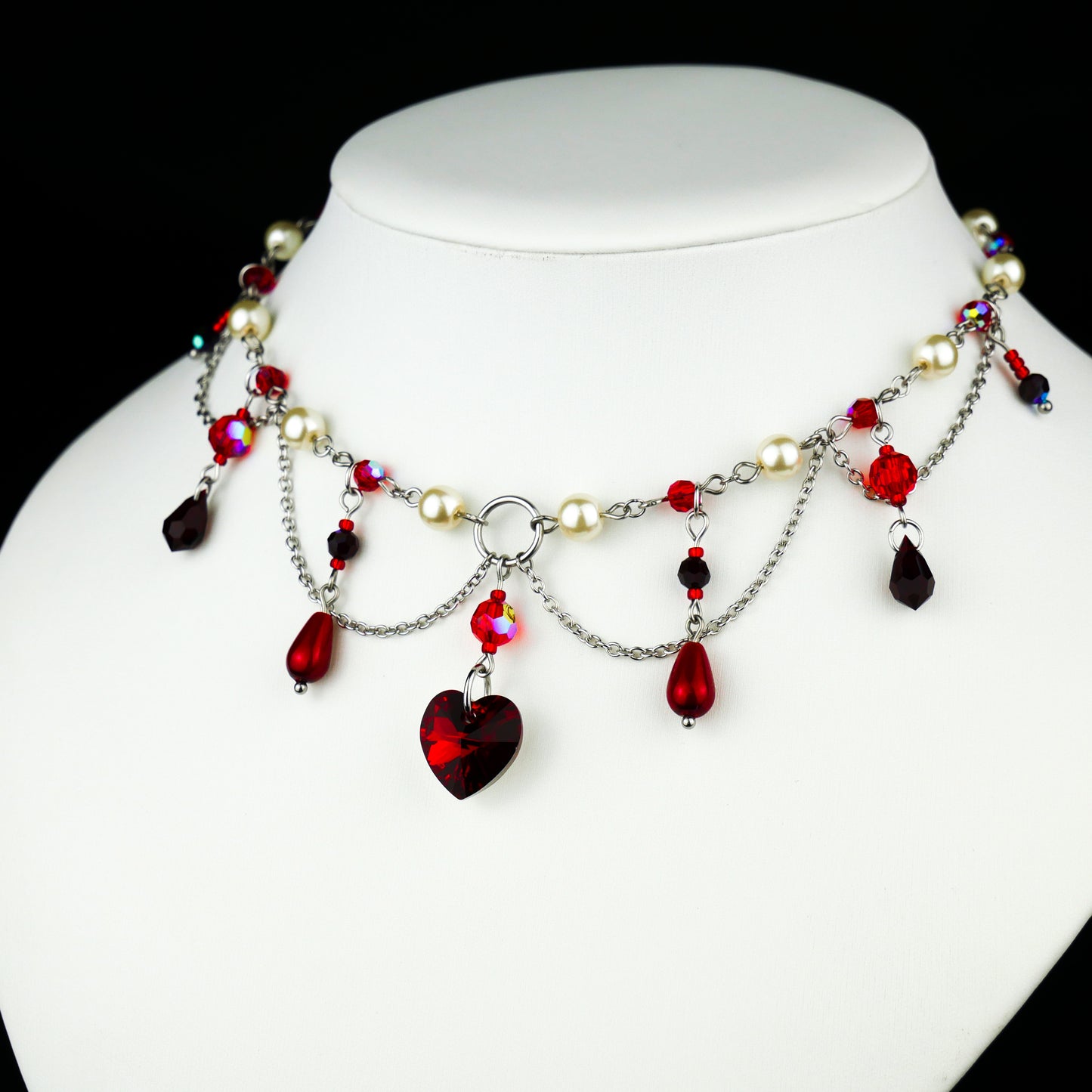 VAMPIRE QUEEN - silver necklace (unique piece)