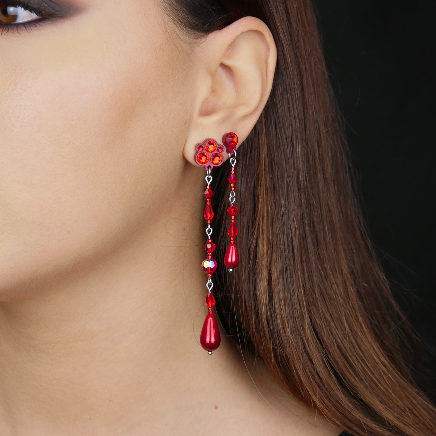 VAMPIRE QUEEN - set of 4 earrings