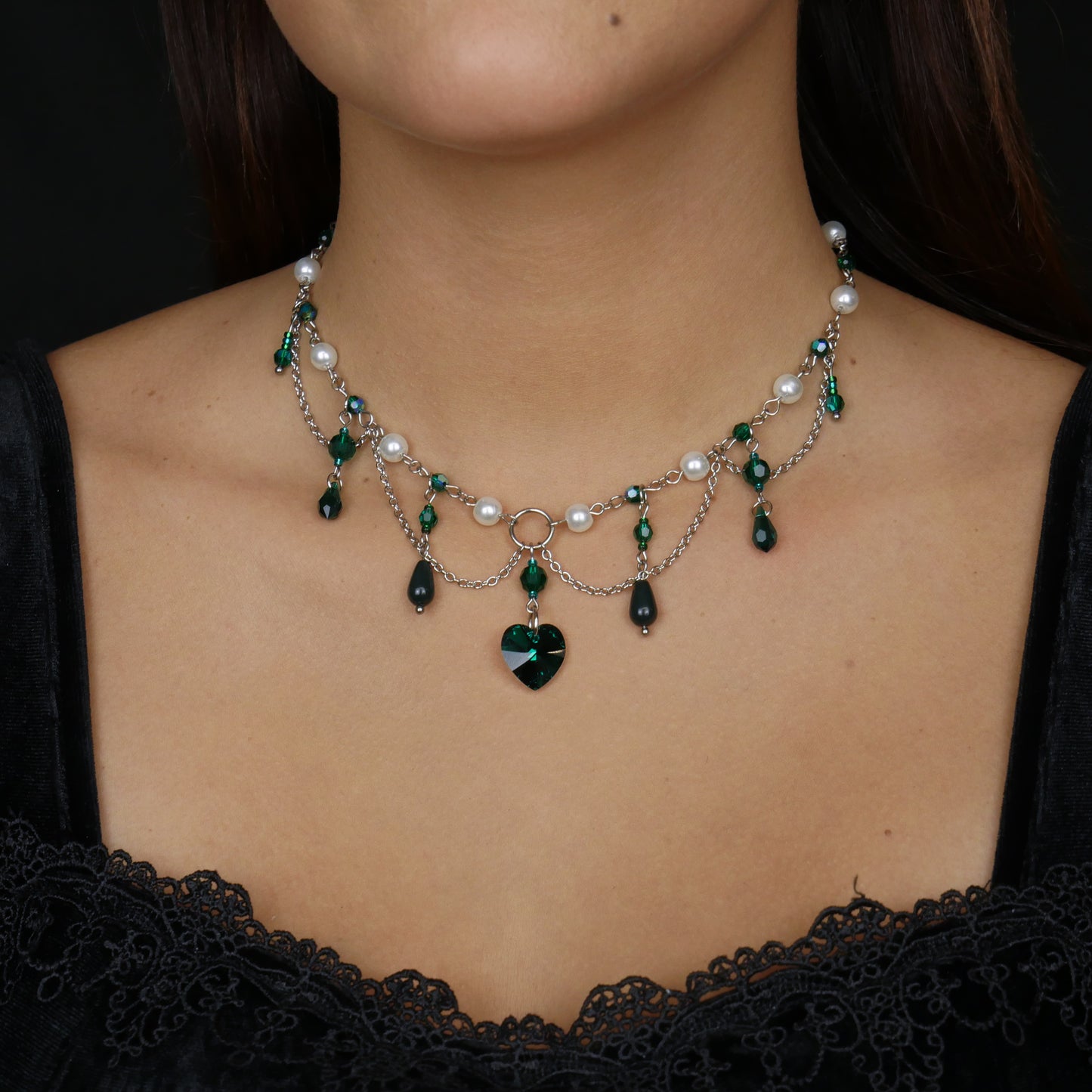 FOREST FAIRY - silver necklace (unique piece)