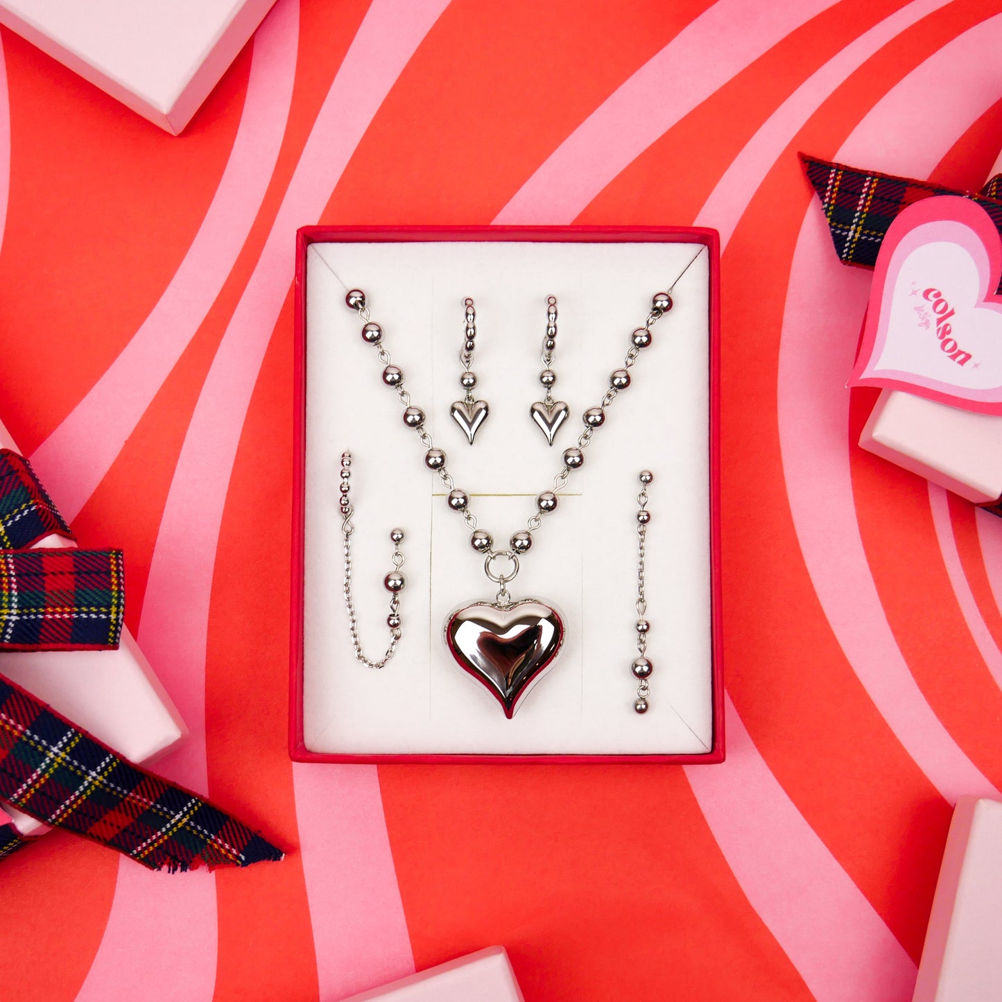 LOVE BUBBLE - coffret argenté