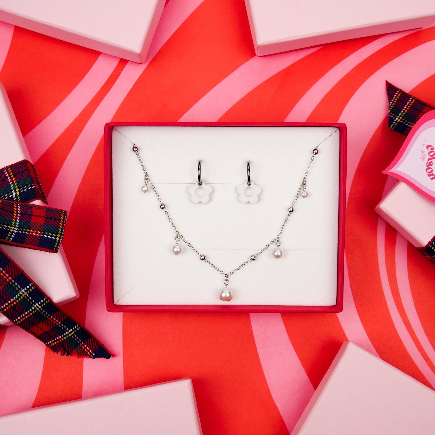 DAINTY - coffret argenté