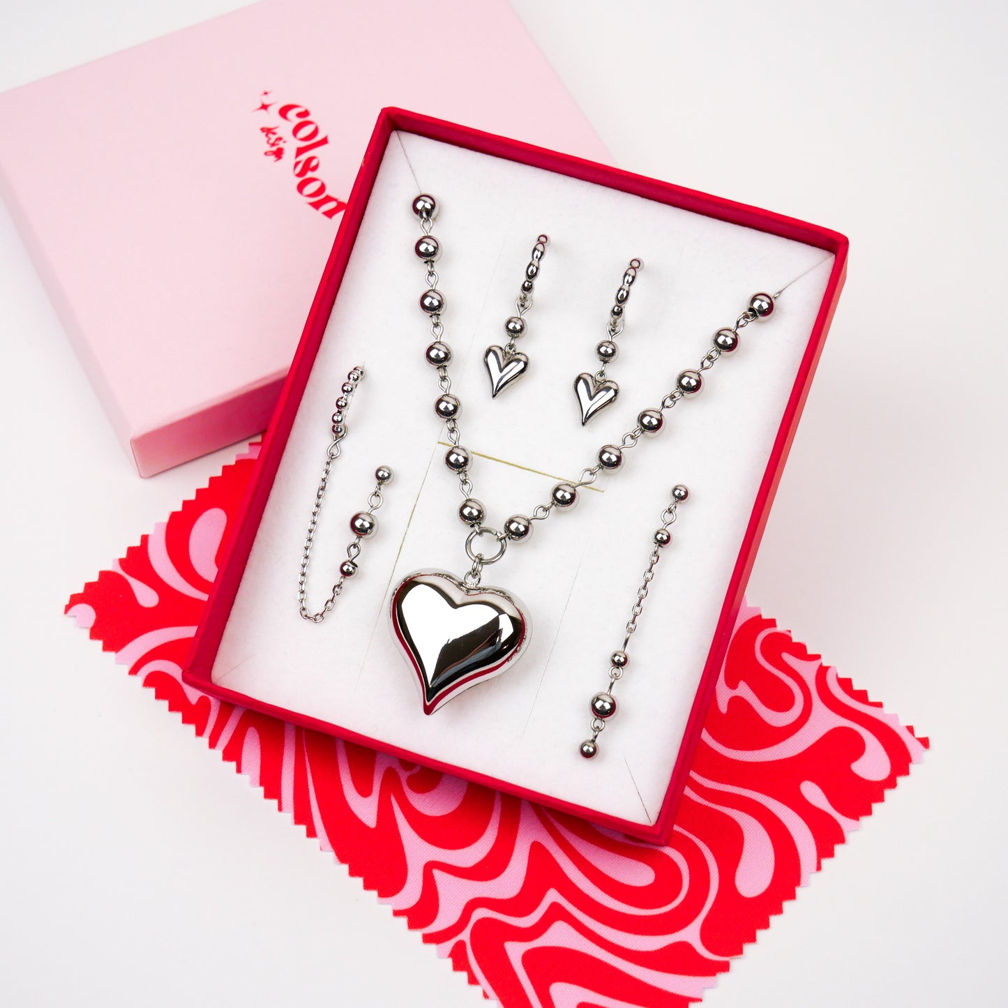 LOVE BUBBLE - coffret argenté