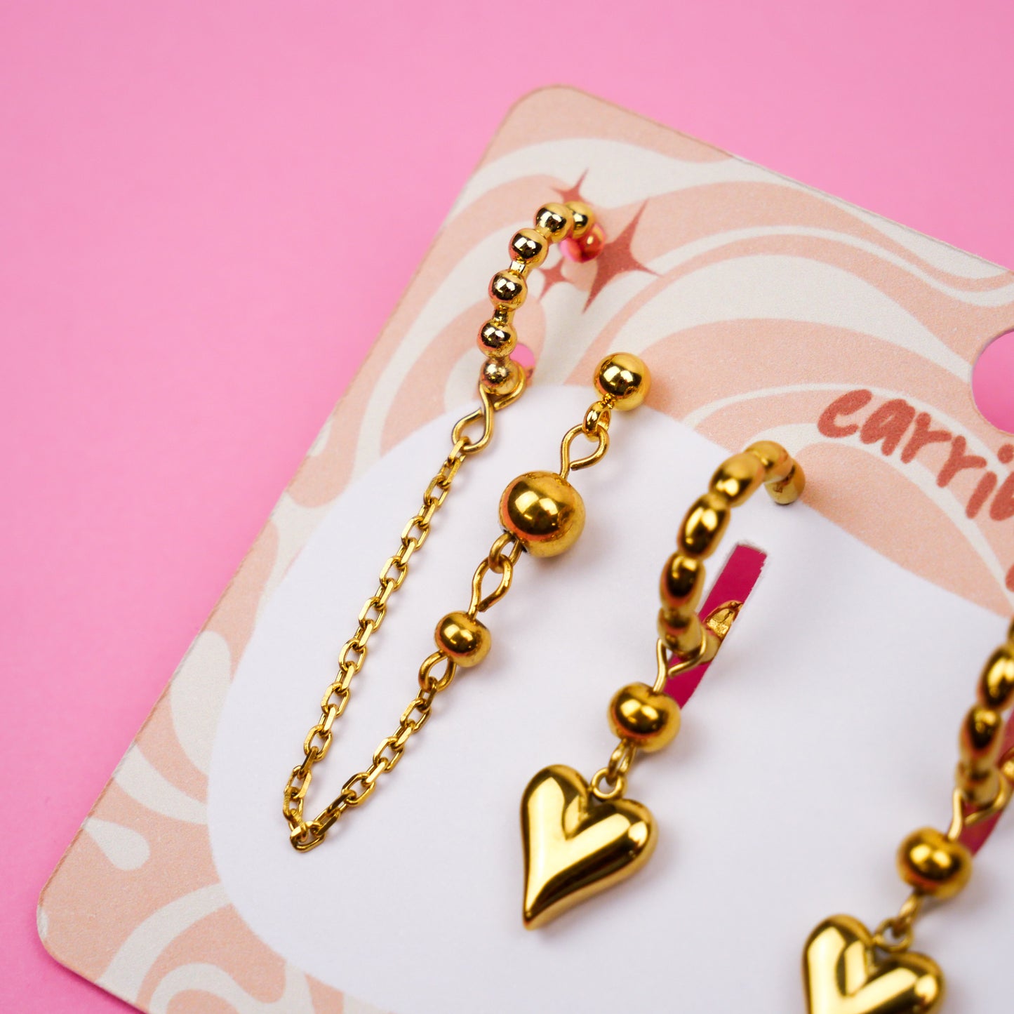 LOVE BUBBLE - boucles dorées