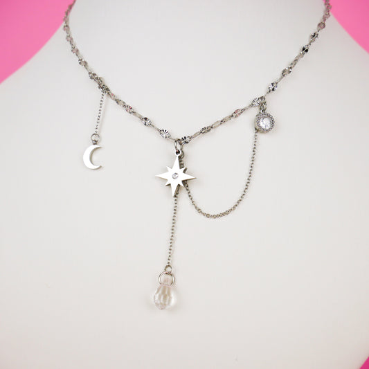 STARRY NIGHT - collier argenté