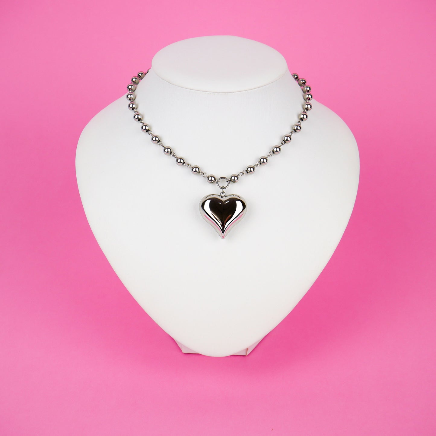 LOVE BUBBLE - collier argenté