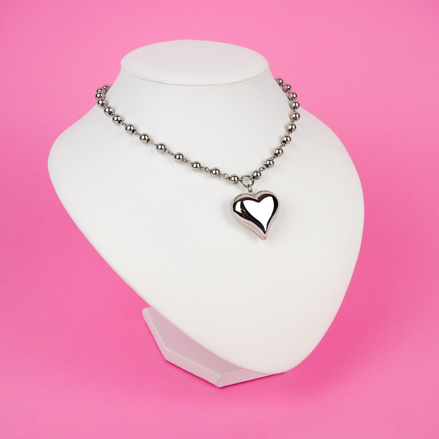 LOVE BUBBLE - collier argenté