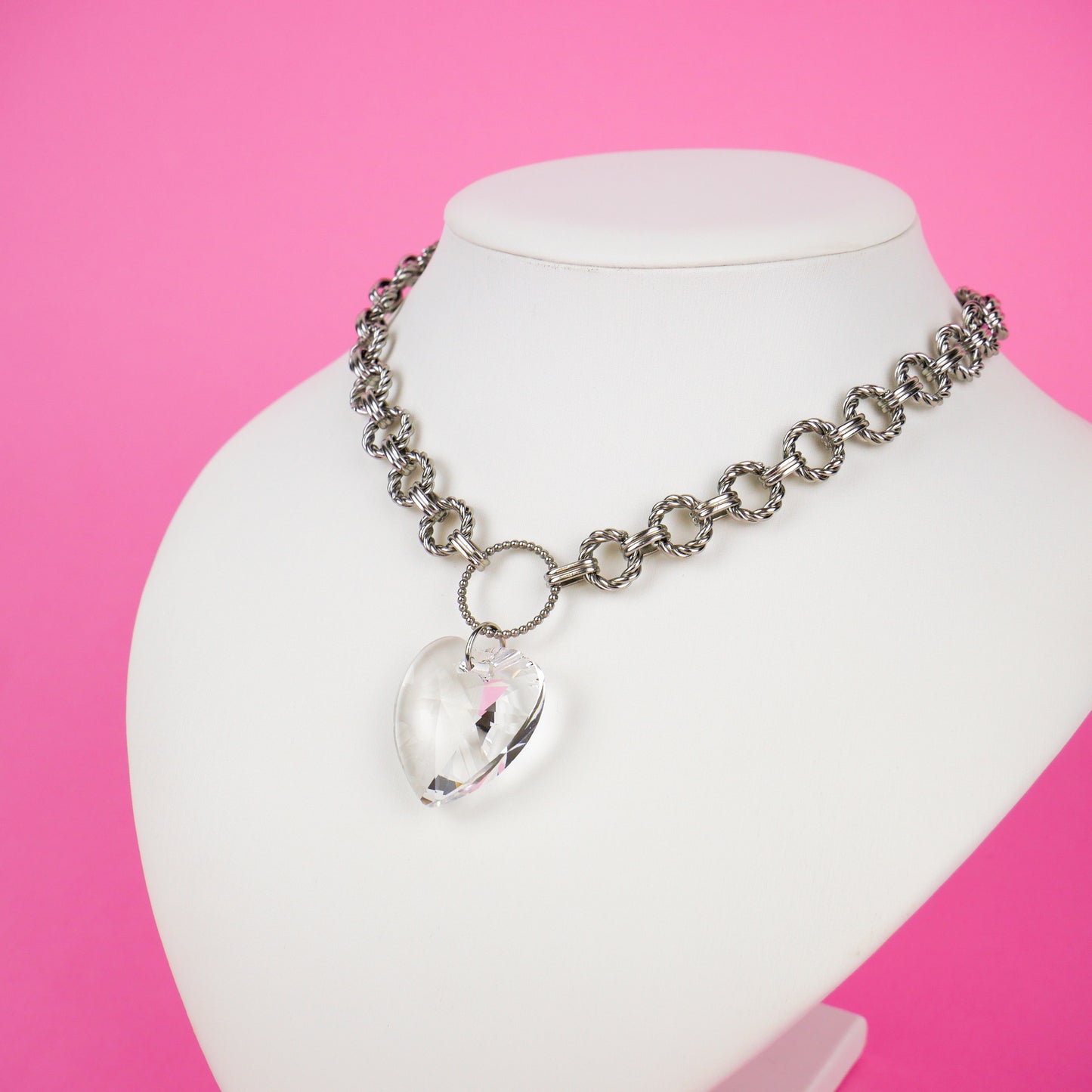 BOLD LOVE - collier argenté