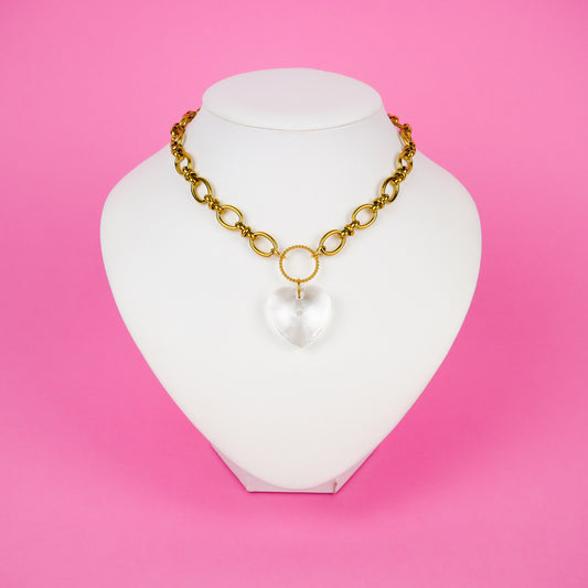 BOLD LOVE - collier doré