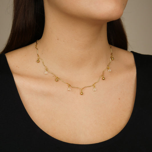 STARDUST - collier doré