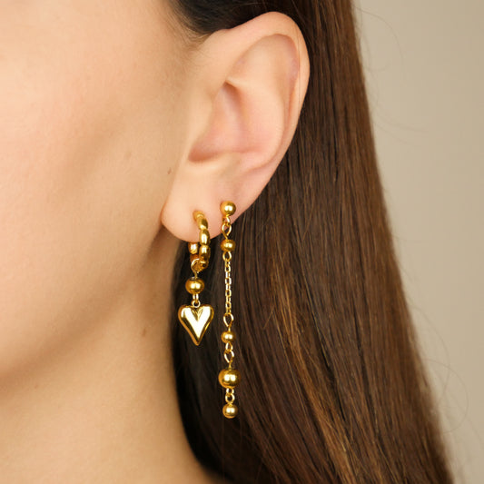 LOVE BUBBLE - boucles dorées