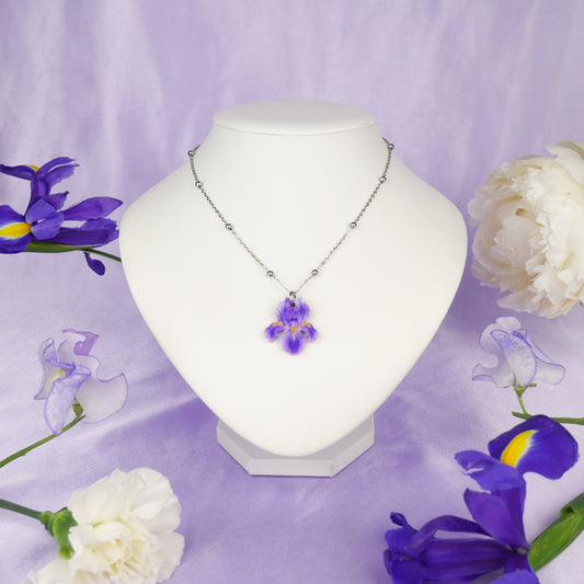 WILD IRIS - small chain necklace