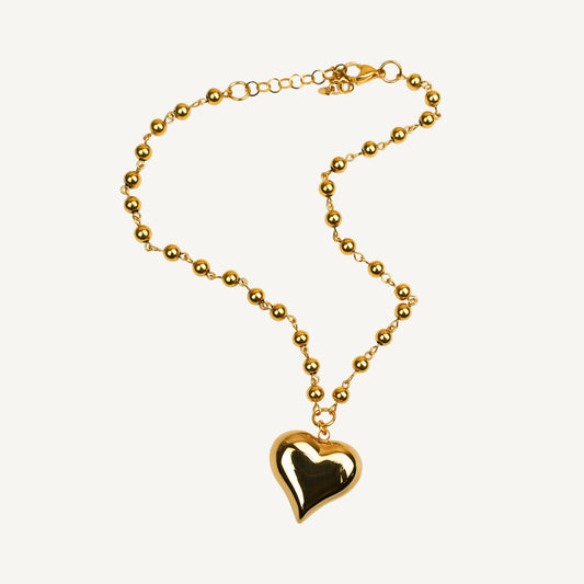 LOVE BUBBLE - gold necklace