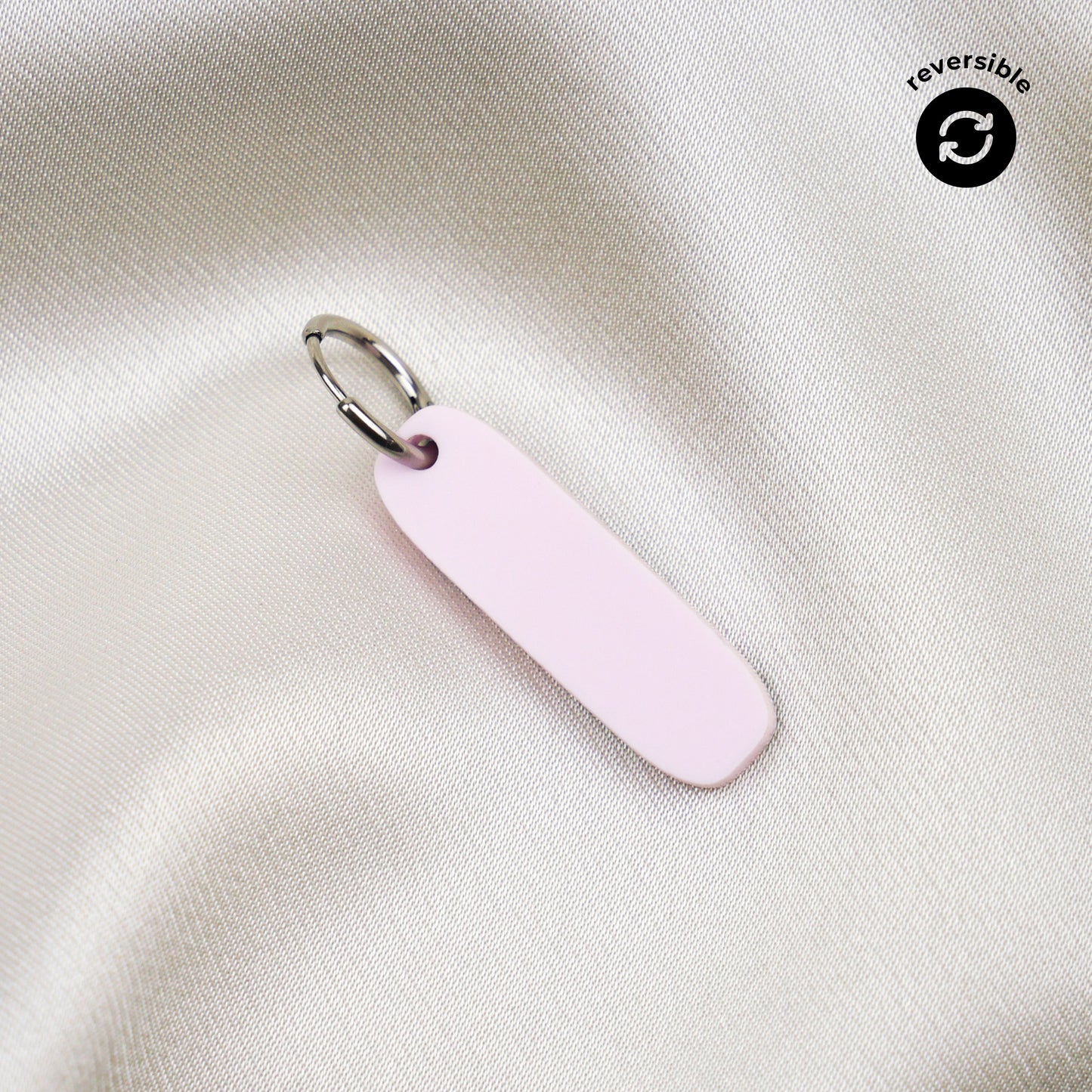 LONG DANGLE - pink polka dot