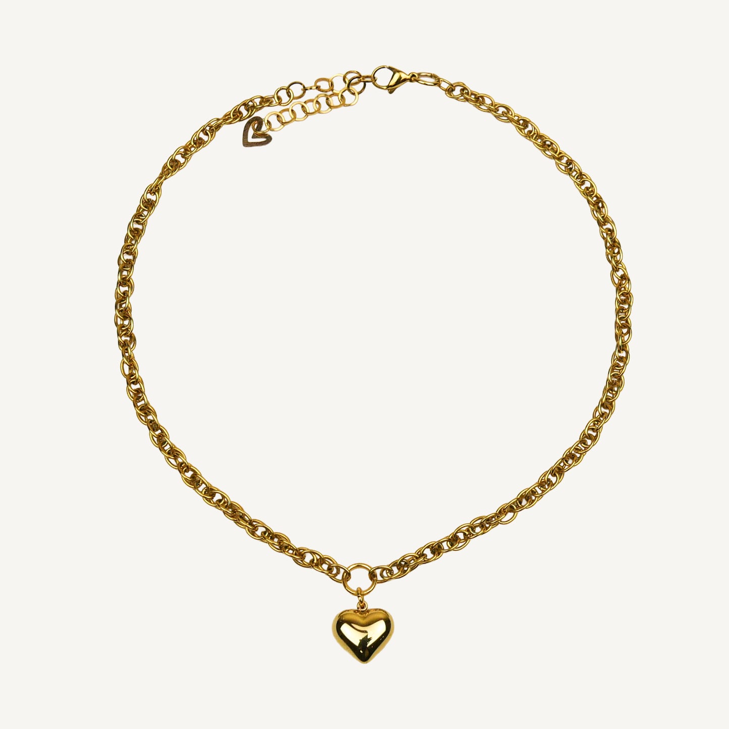 SWEETHEART - gold necklace